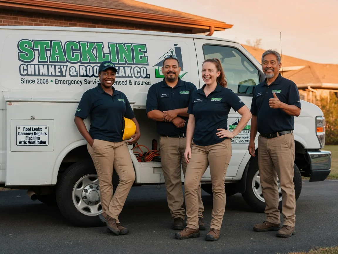 Chimney flashing repair company in Burlingame, KS